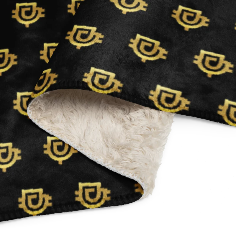 DigitalesGold Sherpa Blanket
