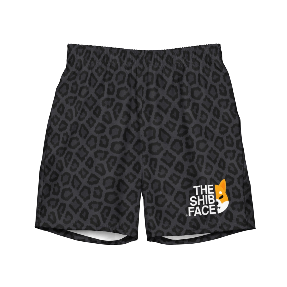 The SHIB Face Premium Swim Trunks