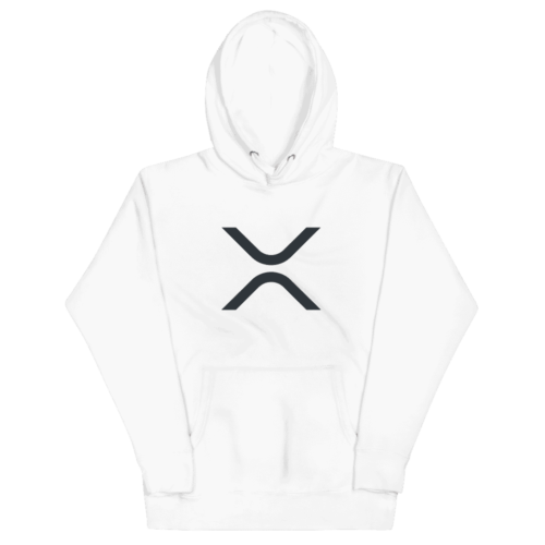 unisex premium hoodie white front 608adf77e772f - XRP Large Logo Hoodie