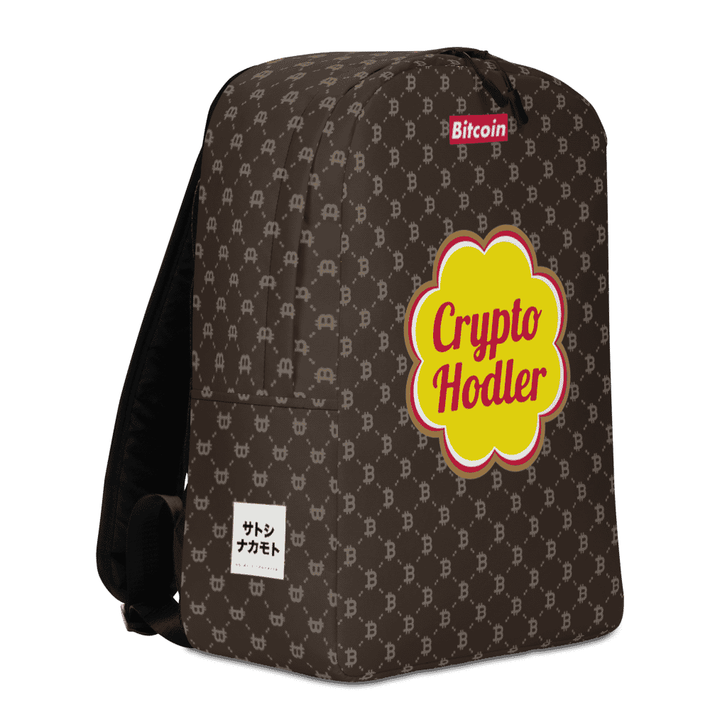 all over print minimalist backpack white right 6096e6aec4c84 - Crypto Hodler Minimalist Backpack