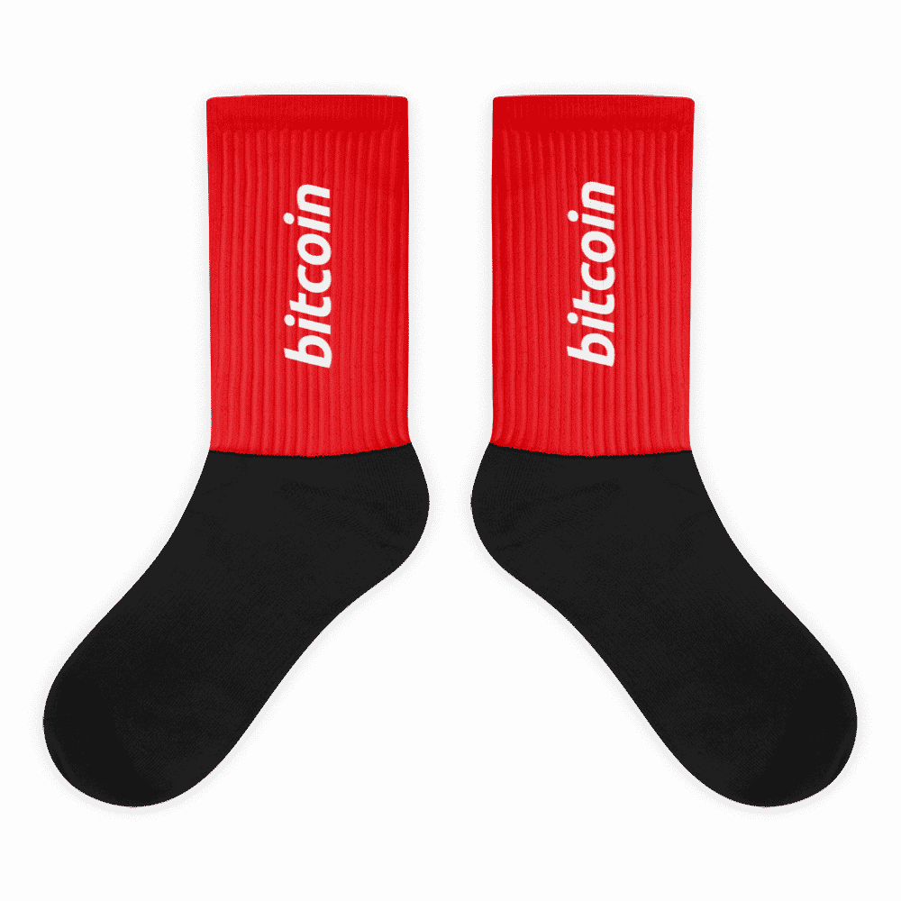 Bitcoin (RED) Socks