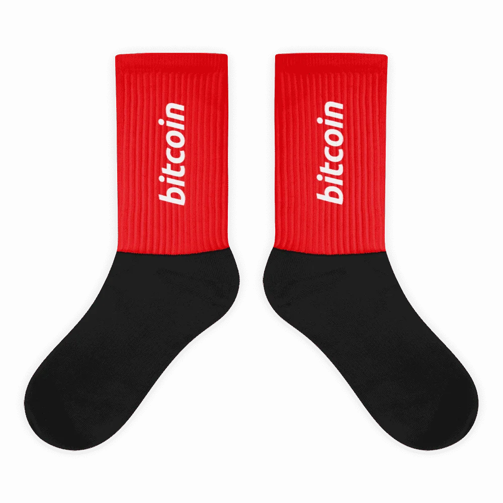 Bitcoin (RED) Socks