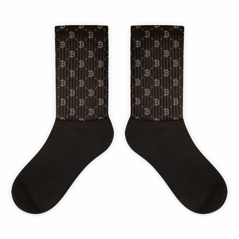 black foot sublimated socks flat 6096dd6def1f8 - Bitcoin Fashion Socks