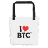 I Love BTC Tote bag