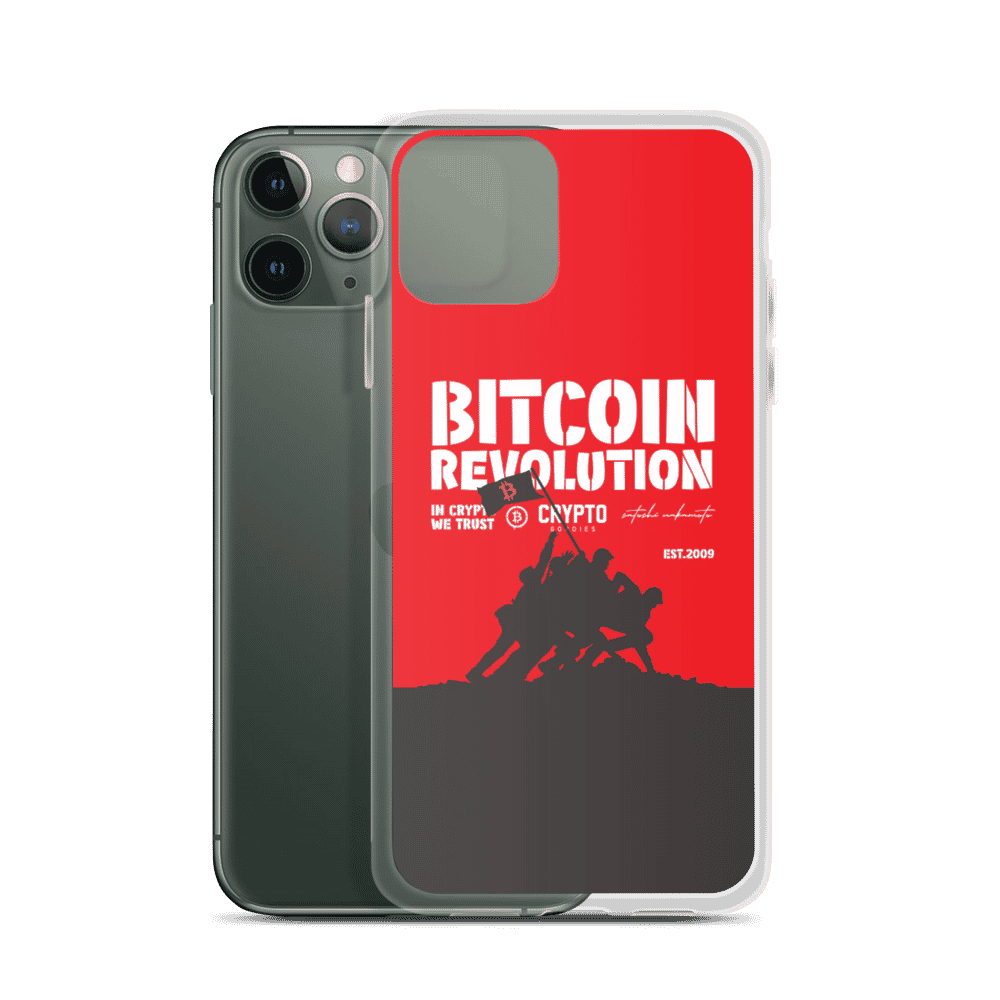 iphone case iphone 11 pro case with phone 6096cc5f30606 - Bitcoin Revolution iPhone Case