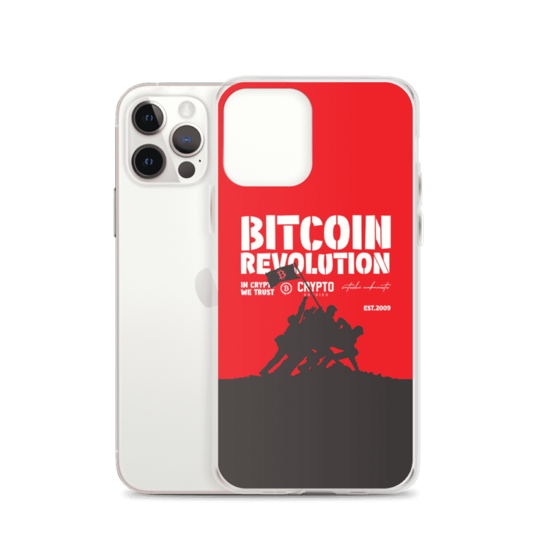 iphone case iphone 12 pro case with phone 6096cc5f30a48 - Bitcoin Revolution iPhone Case