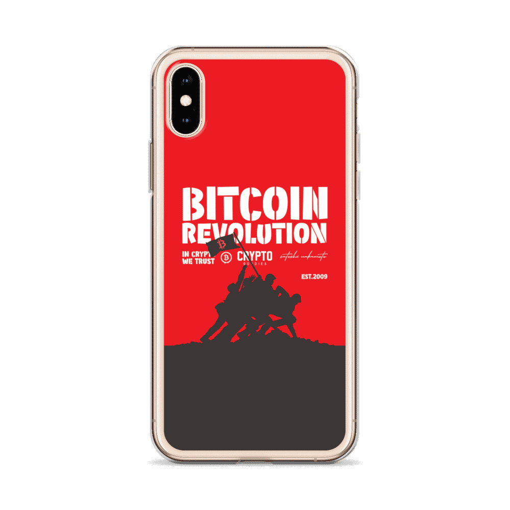 iphone case iphone x xs case on phone 6096cc5f31035 - Bitcoin Revolution iPhone Case