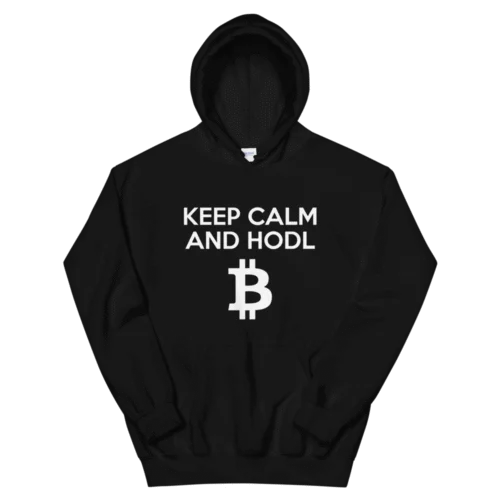 KEEP CALM & HODL BTC Hoodie