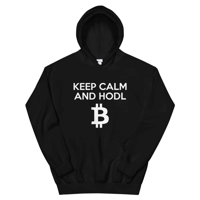 KEEP CALM & HODL BTC Hoodie