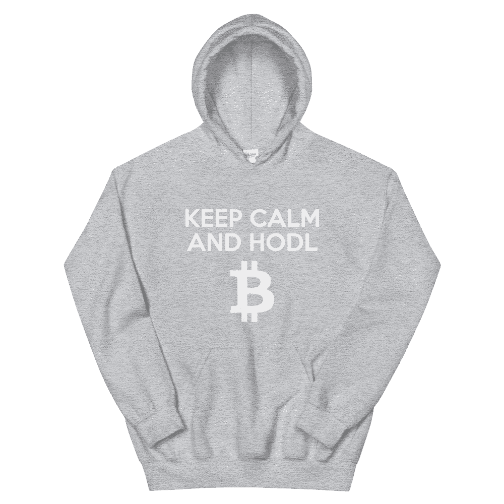 KEEP CALM & HODL BTC Hoodie