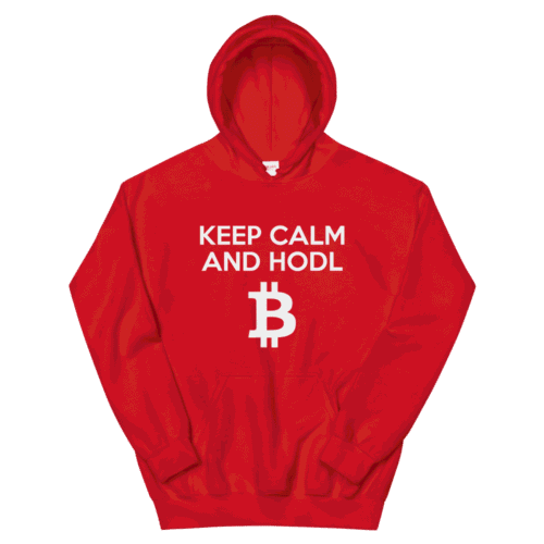 KEEP CALM & HODL BTC Hoodie