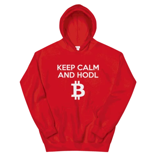 KEEP CALM & HODL BTC Hoodie