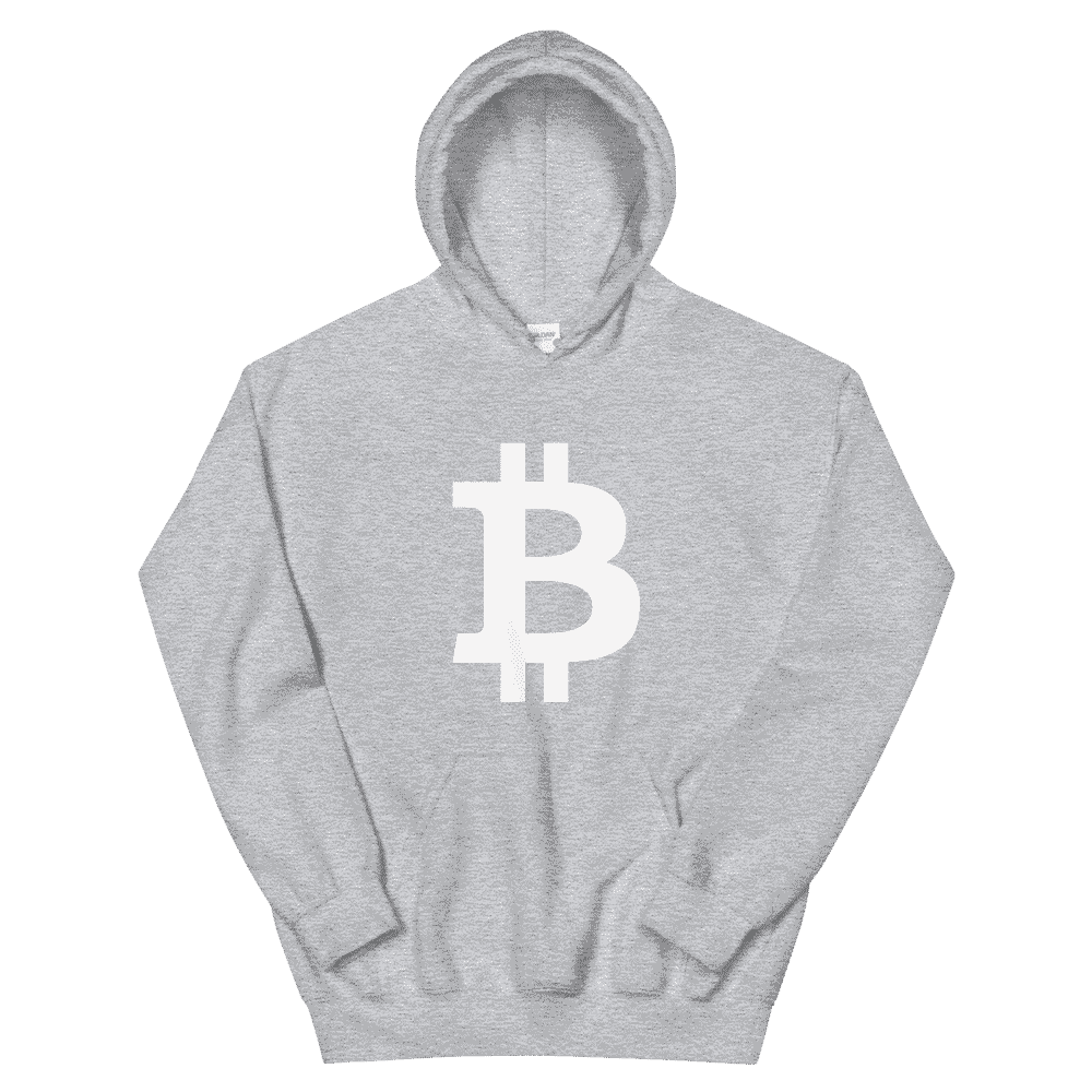 New Way 909 Adult Hoodie Bitcoin Cryptocurrency Money Symbol BTC Logo 