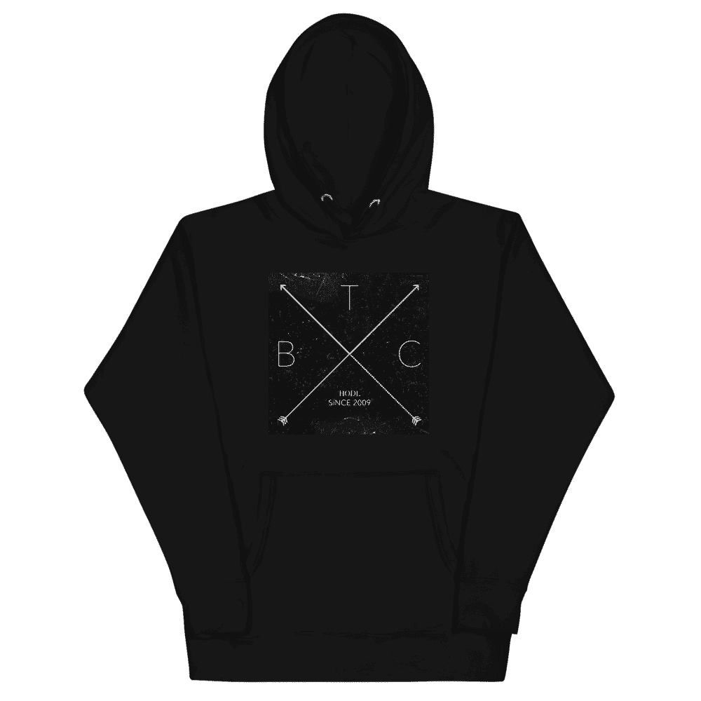 unisex premium hoodie black front 60925b023b884 - BTC HODL Since 2009 Hoodie