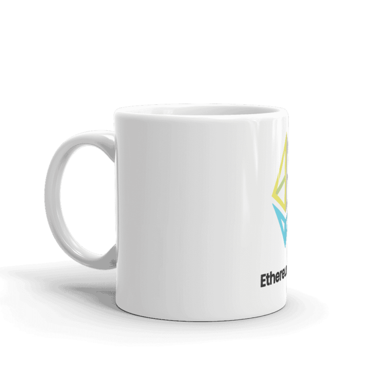 white glossy mug 11oz handle on left 6096b9d18f2bf - Ethereum Girl mug