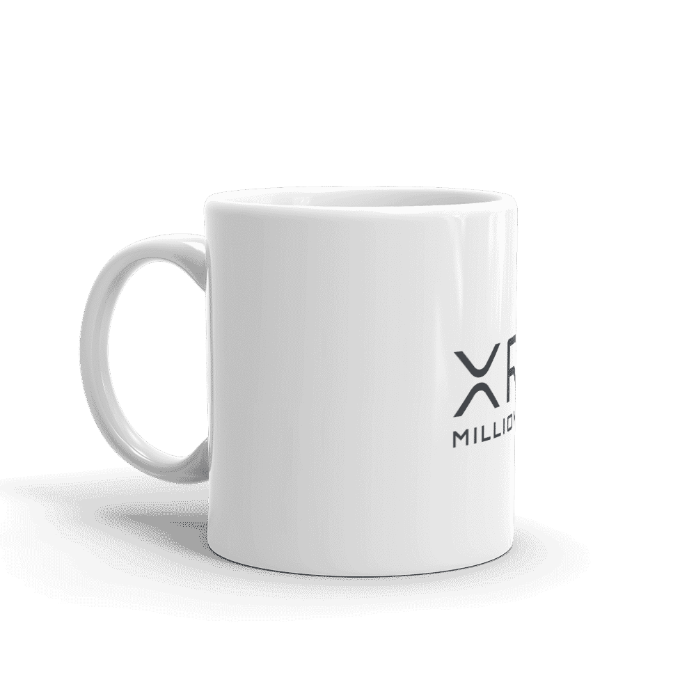 white glossy mug 11oz handle on left 6096bf2b2bd42 - XRP Millionaire mug