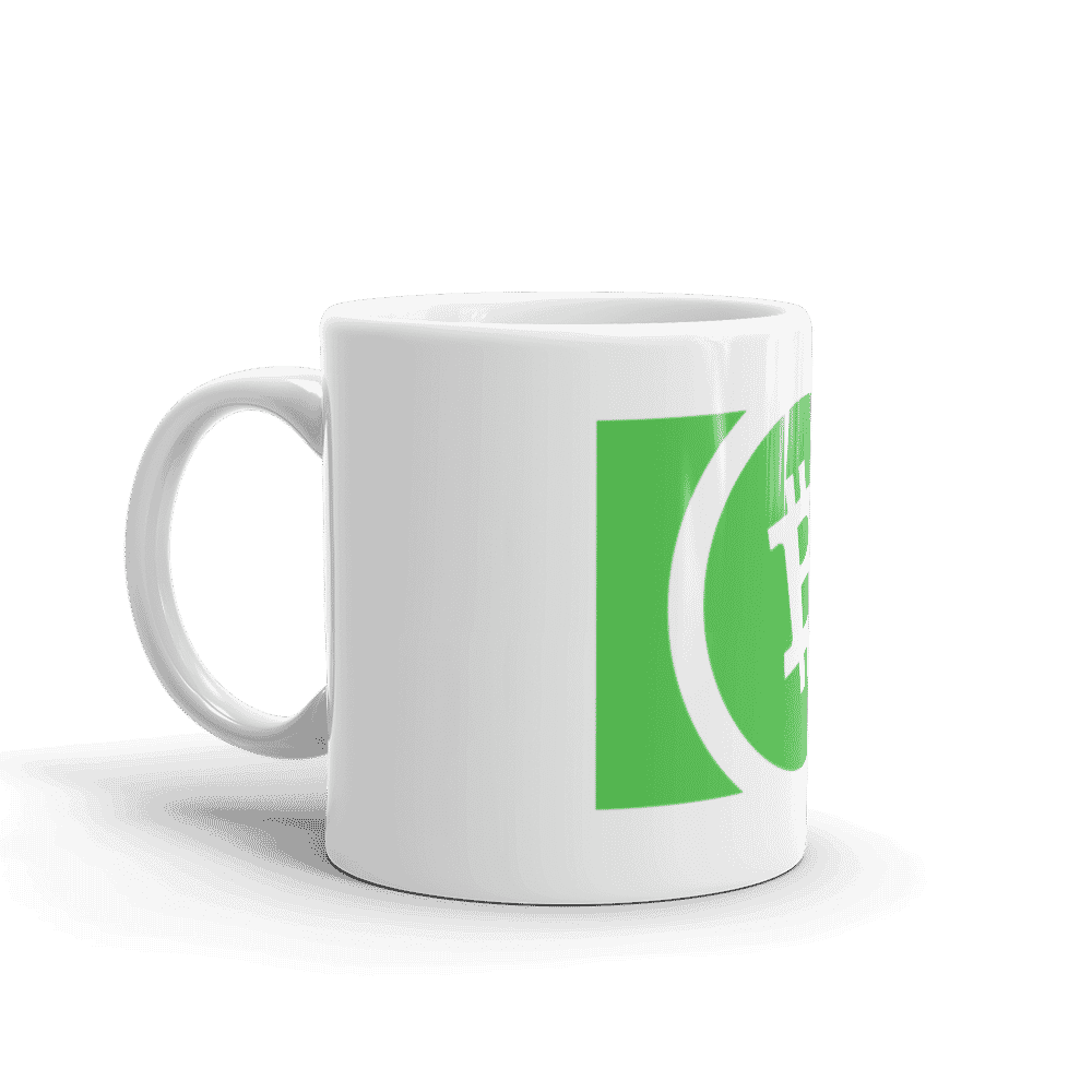 white glossy mug 11oz handle on left 6096c1b8aa1c0 - Bitcoin Cash mug