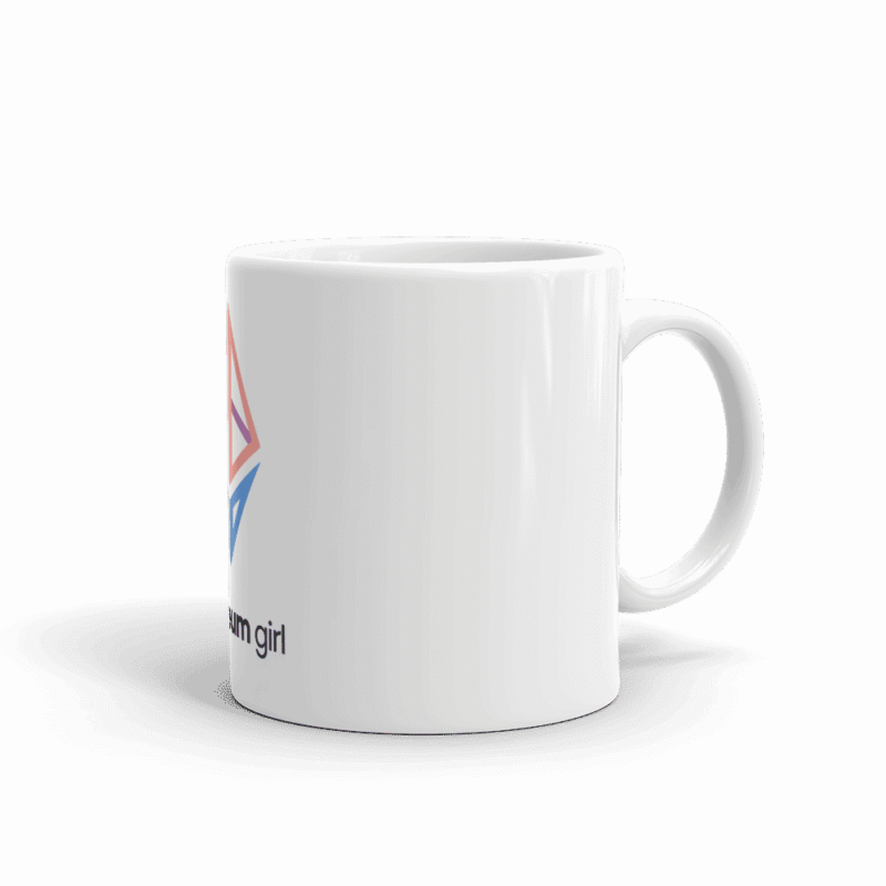 white glossy mug 11oz handle on right 6096b9d18f23e - Ethereum Girl mug