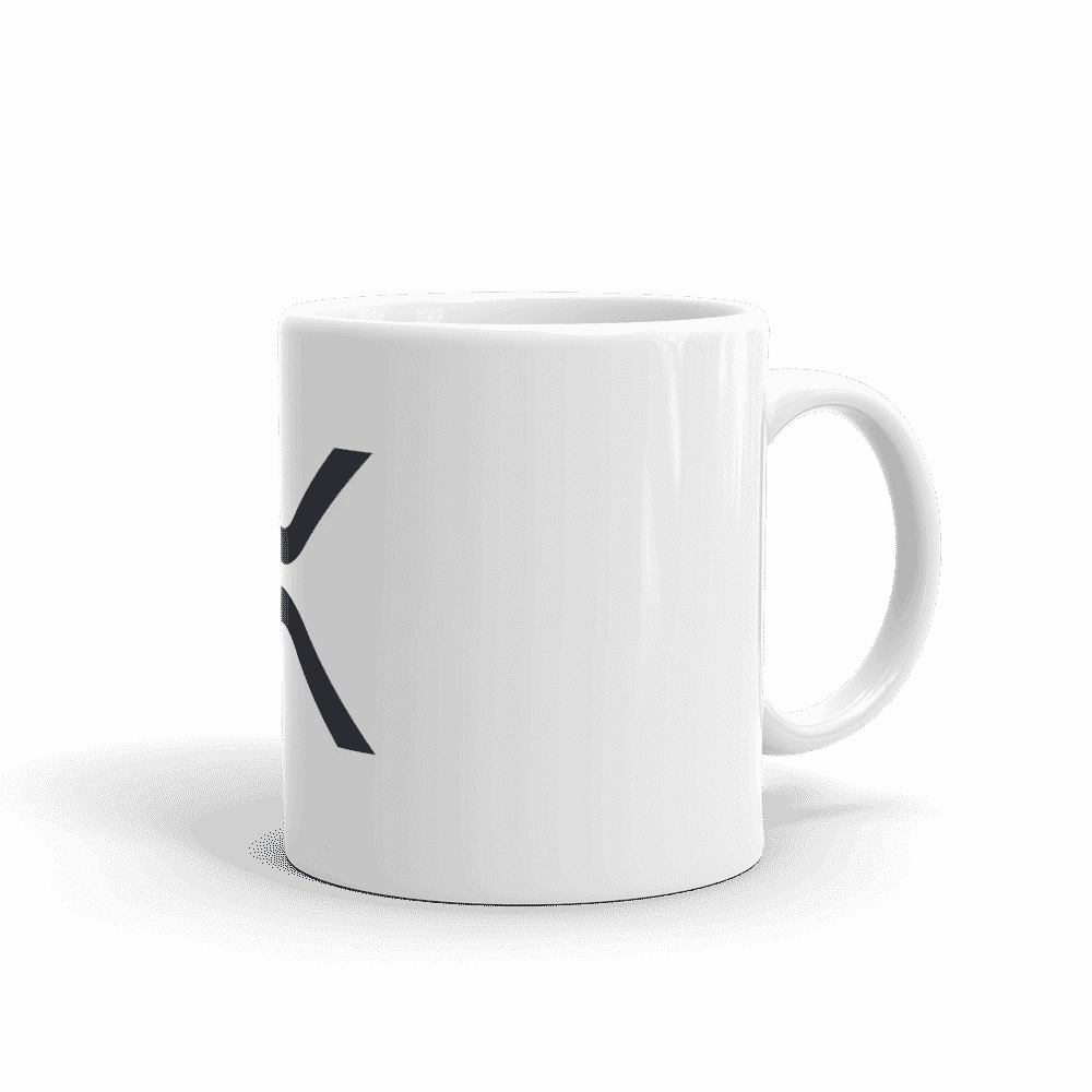 white glossy mug 11oz handle on right 6096bf90c15cf - XRP Logo mug