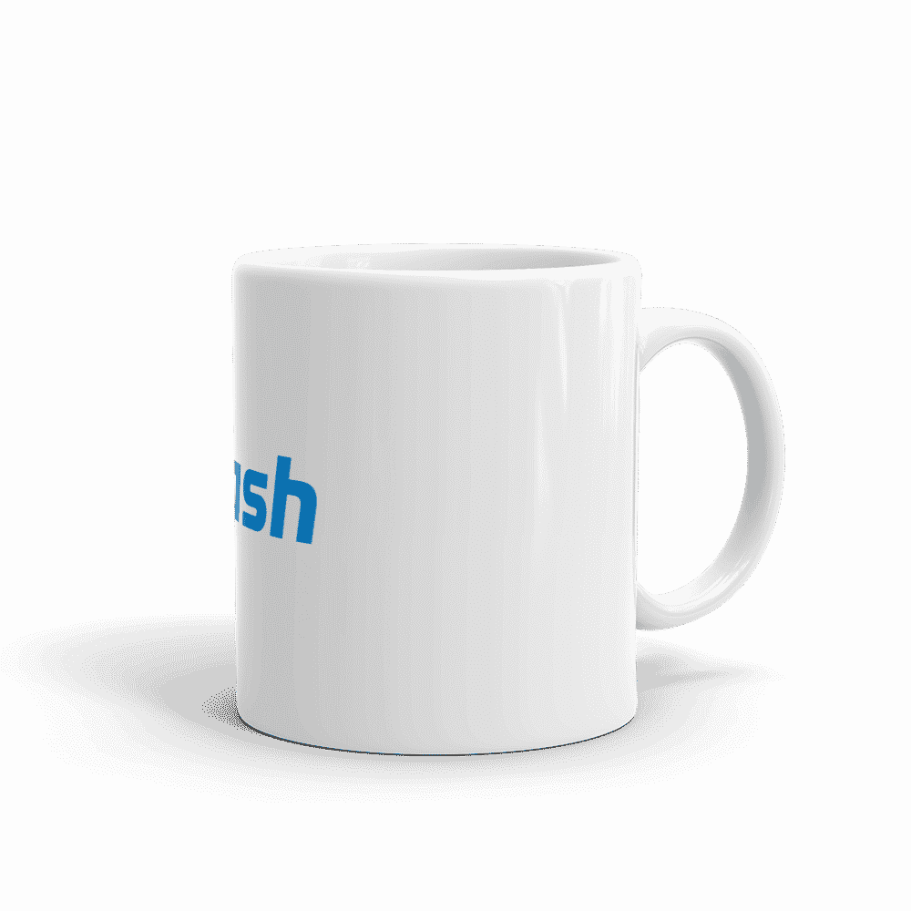 white glossy mug 11oz handle on right 6096c27c2e930 - Dash mug