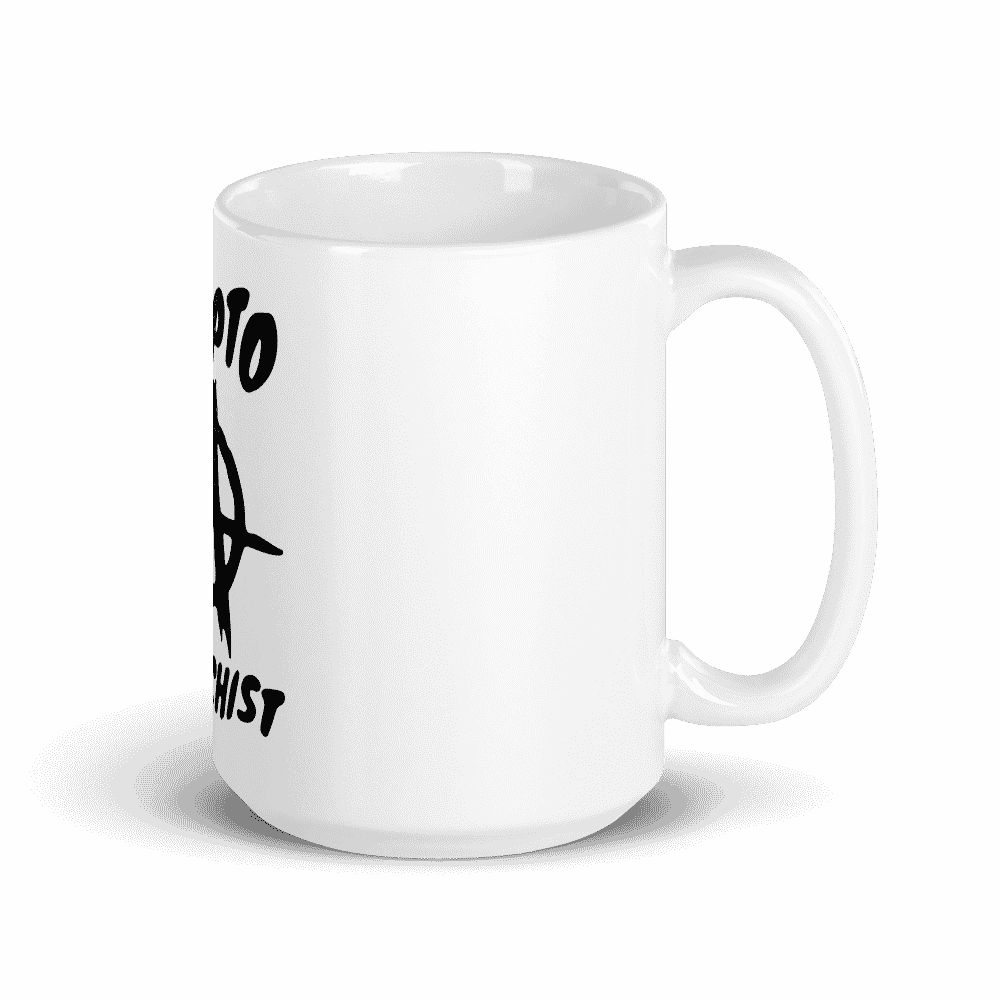 white glossy mug 15oz handle on right 6096bc54a1552 - Crypto Anarchist mug