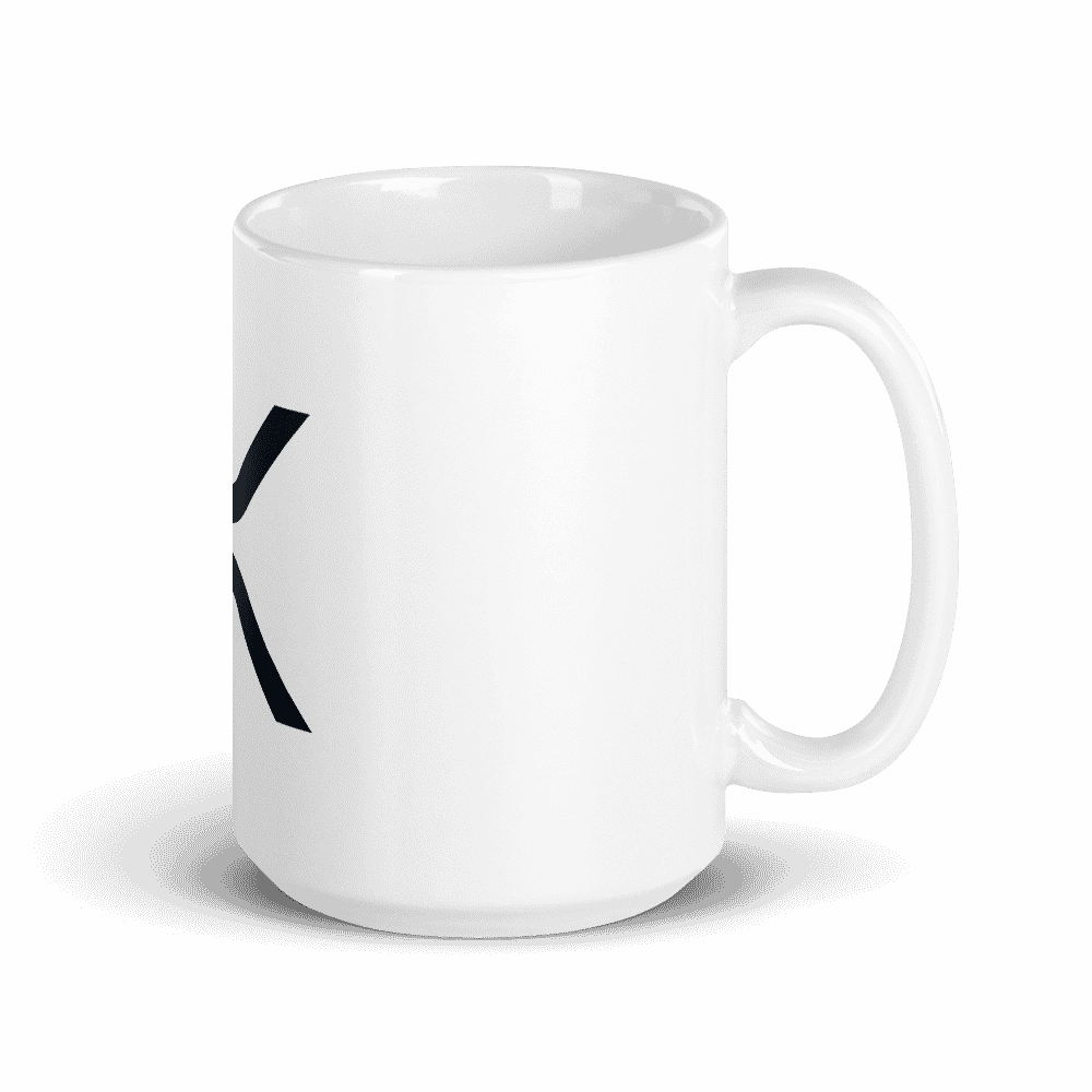 white glossy mug 15oz handle on right 6096bf90c171a - XRP Logo mug