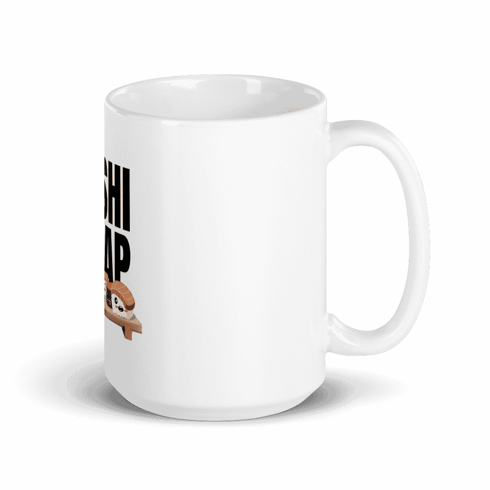 white glossy mug 15oz handle on right 6096c11acab1d - Sushi Swap mug