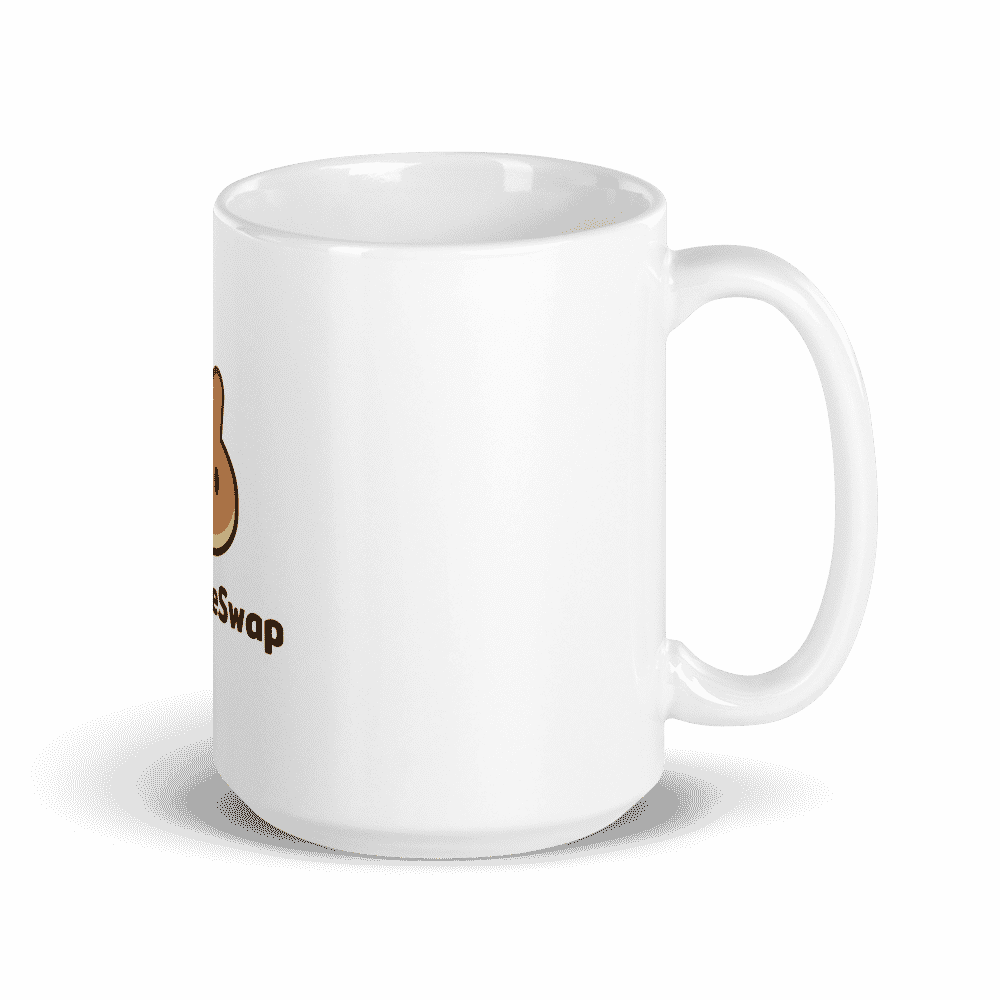 white glossy mug 15oz handle on right 609be3aa0e75a - PancakeSwap mug