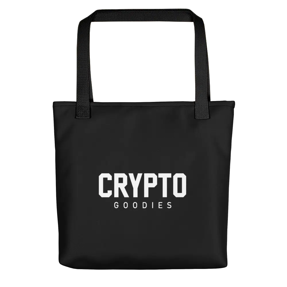 all over print tote black 15x15 mockup 60d5bd2766ceb - Crypto Goodies Tote bag