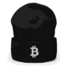 Bitcoin Logo Cuffed Beanie