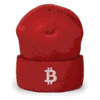 Bitcoin Logo Cuffed Beanie