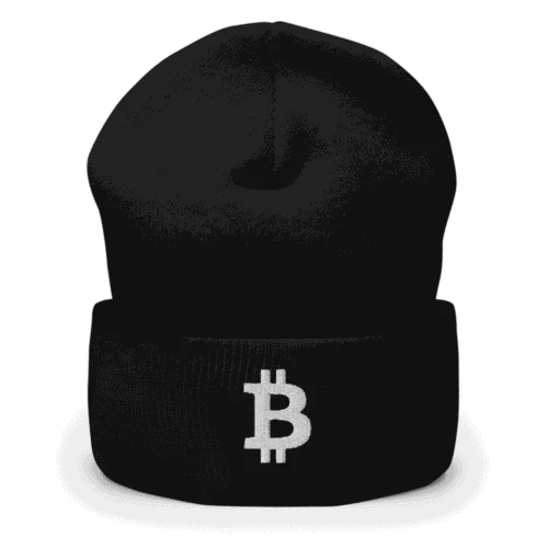 Bitcoin Logo Cuffed Beanie