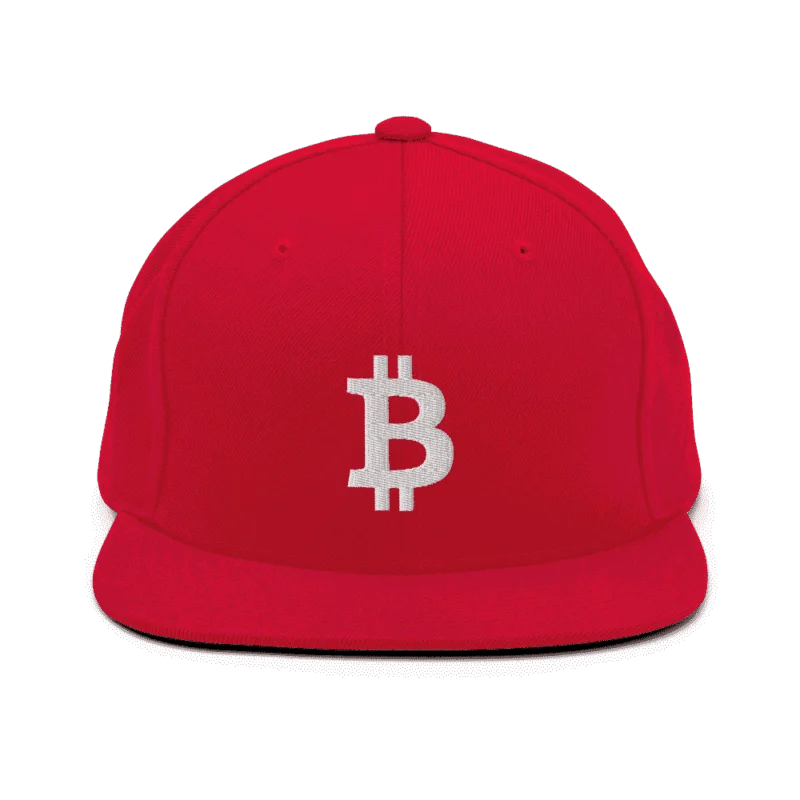 Bitcoin Logo Snapback Hat