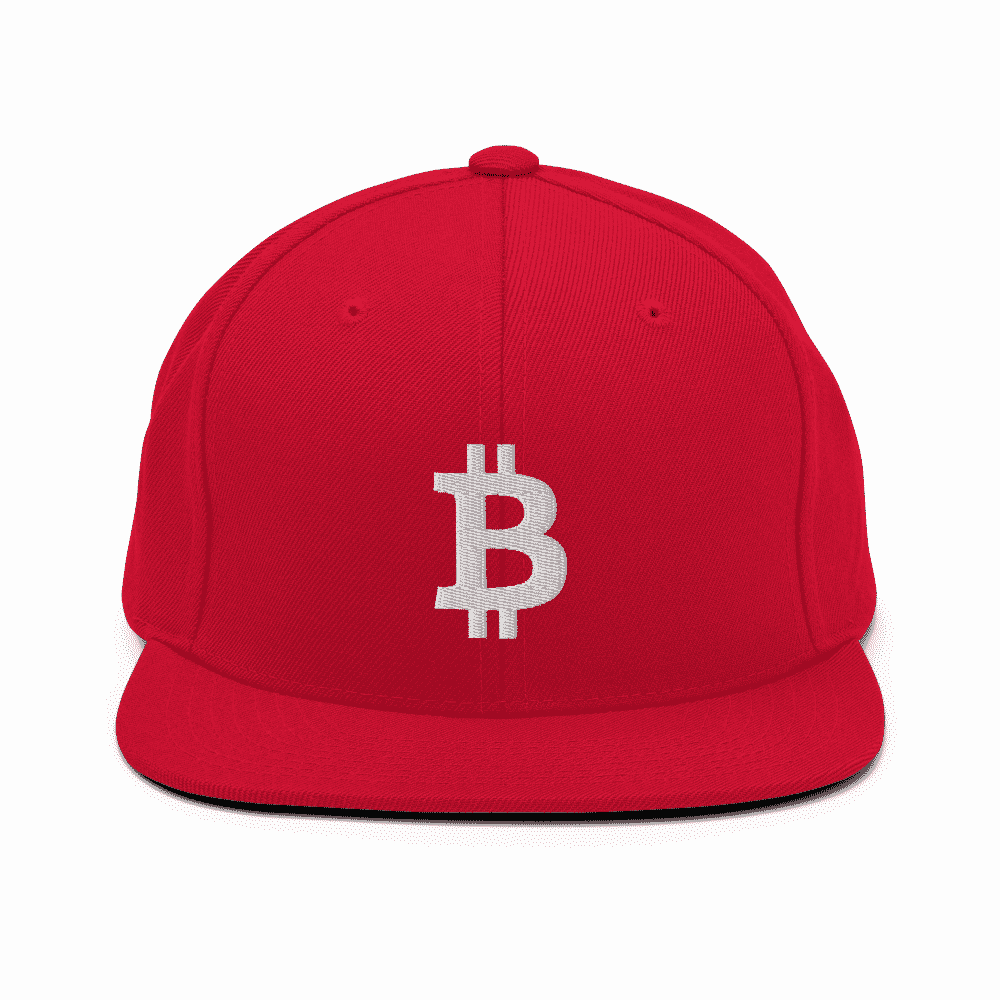 Bitcoin Logo Snapback Hat