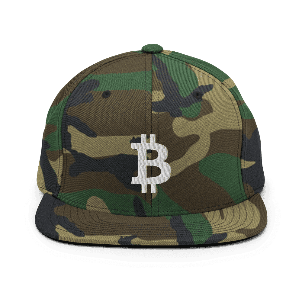 Bitcoin Logo Snapback Hat