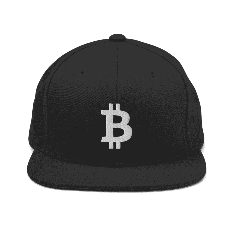 Bitcoin Logo Snapback Hat