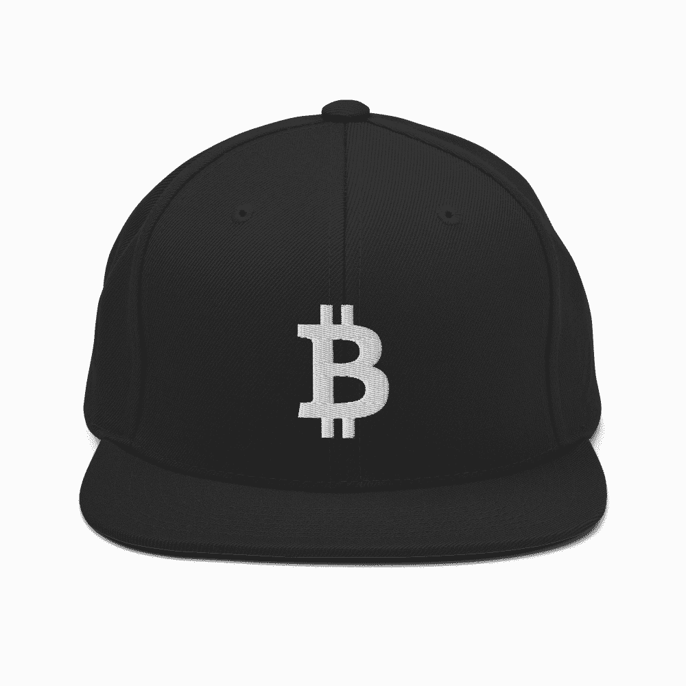 Bitcoin Logo Snapback Hat