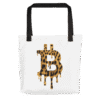 Bitcoin Melting Leopard x Fashion Tote bag