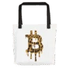 Bitcoin Melting Leopard x Fashion Tote bag