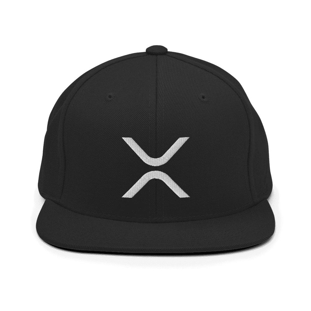 classic snapback black front 60ba86b5688db - XRP Snapback Hat