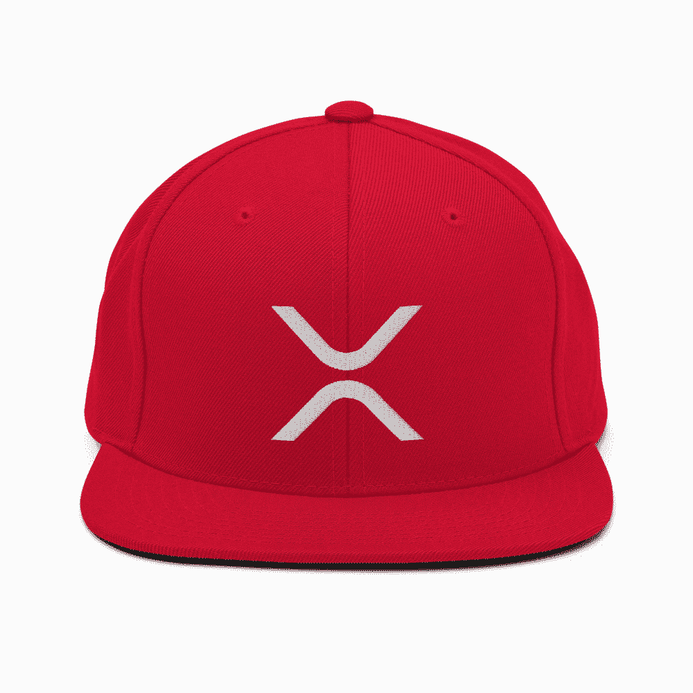 classic snapback red front 60ba86b56845e - XRP Snapback Hat