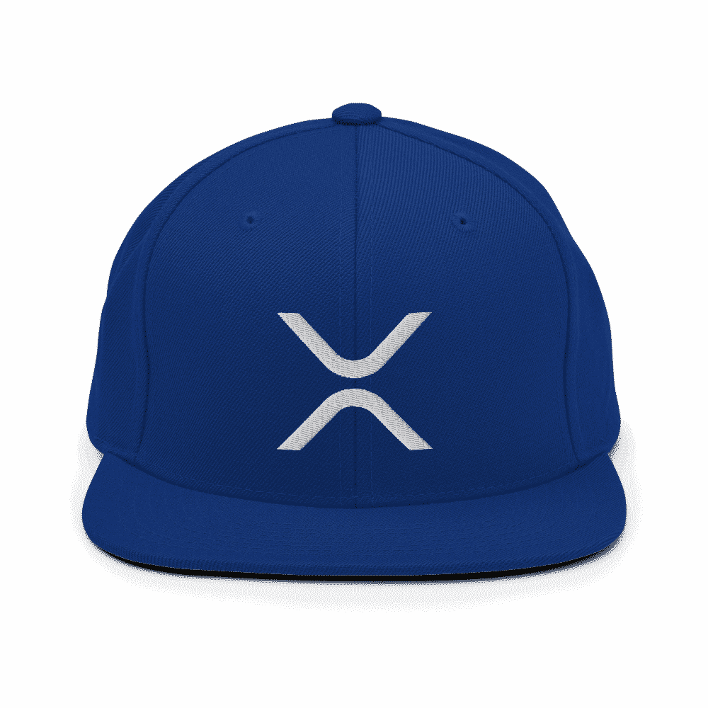 classic snapback royal blue front 60ba86b568acc - XRP Snapback Hat