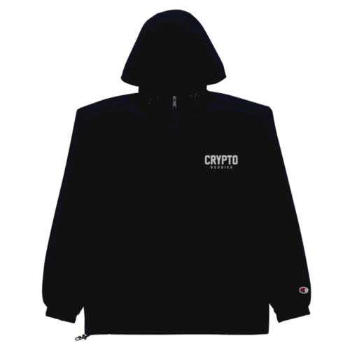 Crypto Goodies x Champion Packable Jacket (Black)