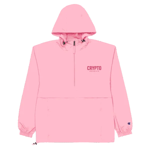 Crypto Goodies x Champion Packable Jacket (Pink)