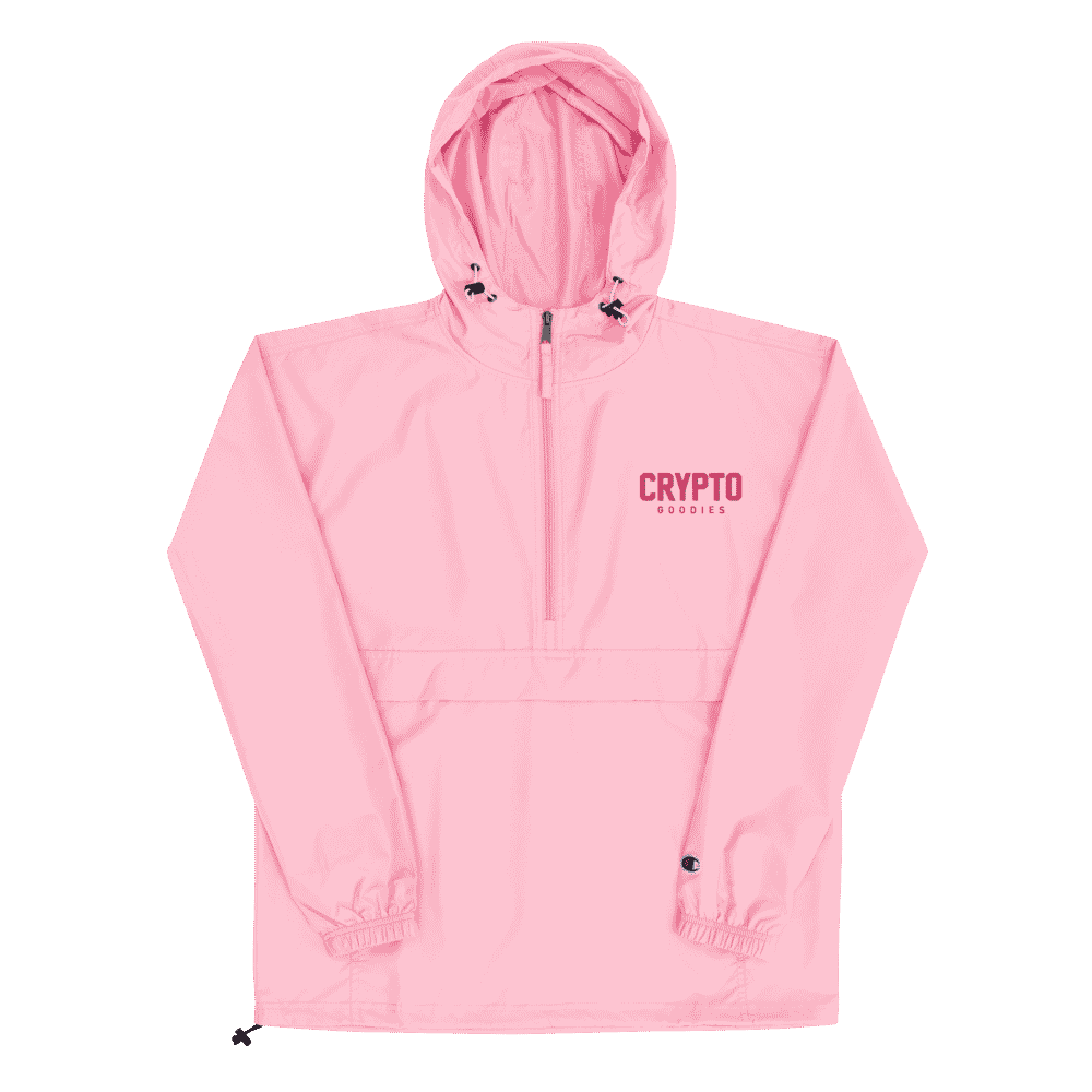 Crypto Goodies x Champion Packable Jacket (Pink)