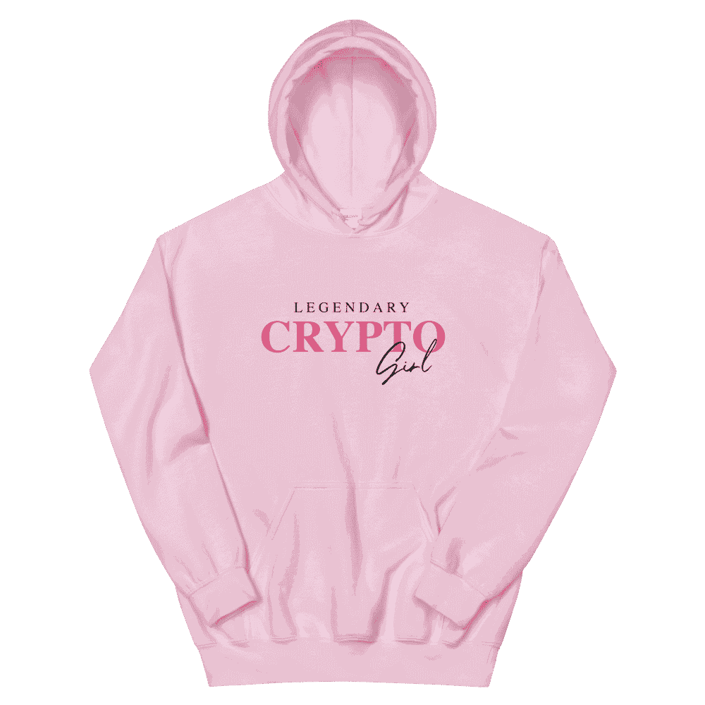 unisex heavy blend hoodie light pink front 60d5b1d36b1f7 - Legendary Crypto Girl Hoodie
