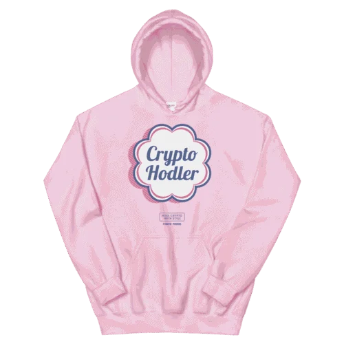 Crypto Hodler Pink Hoodie