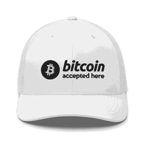 Bitcoin Accepted Here Trucker Cap