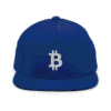 Bitcoin Logo Blue Snapback Hat