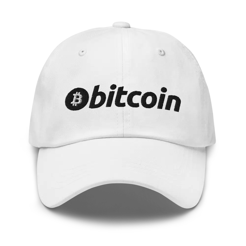 classic dad hat white front 6119418cba660 - Bitcoin Classic hat